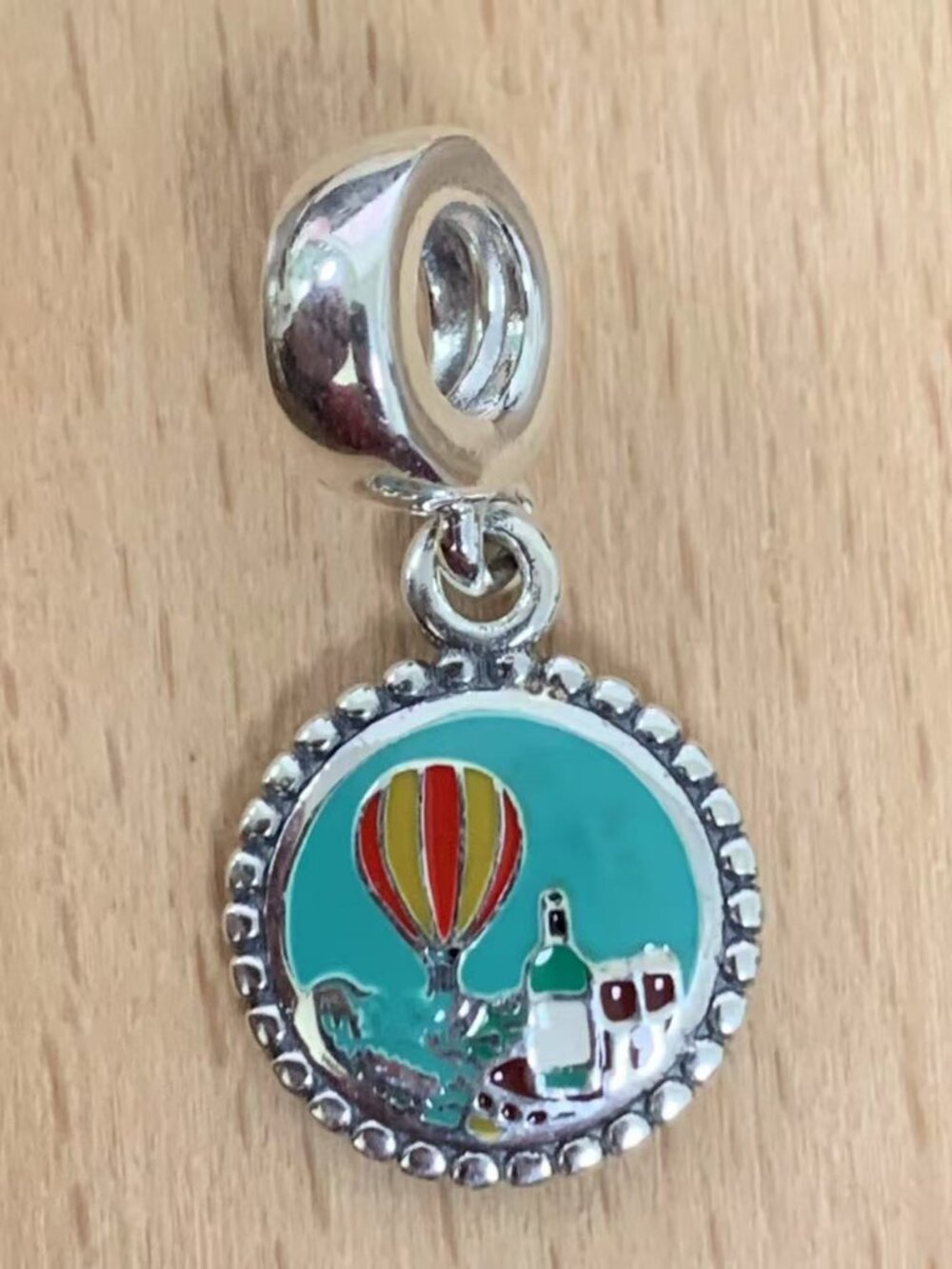Pandora Hot air Balloon Travel Charm, S925 Silver Jewelry Bracelets